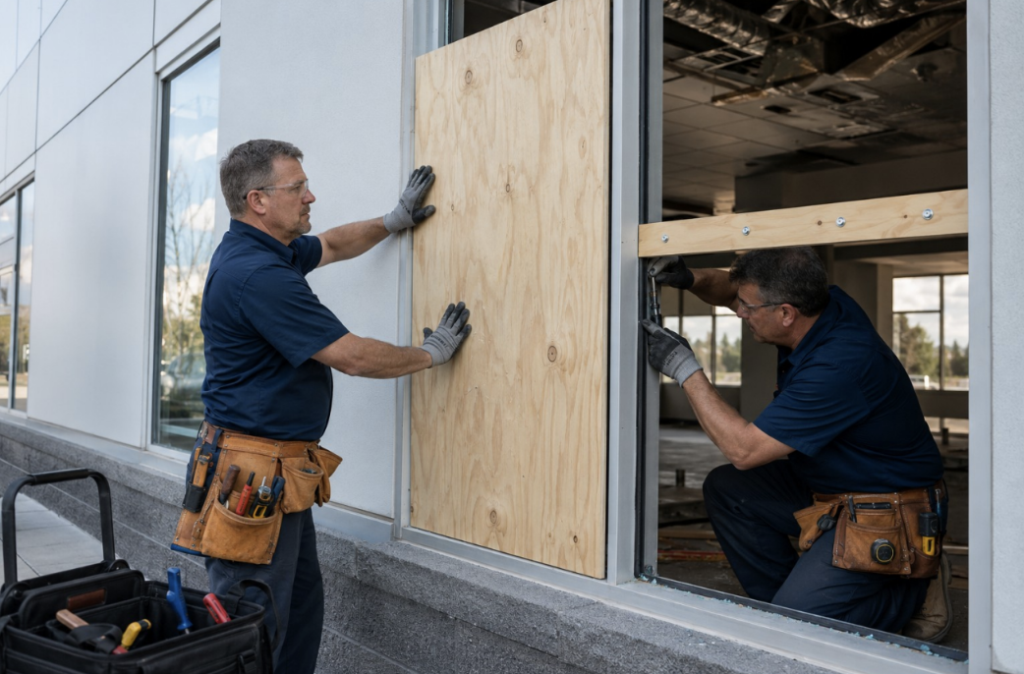 Boarding Up Your Property After a Fire or Break-In